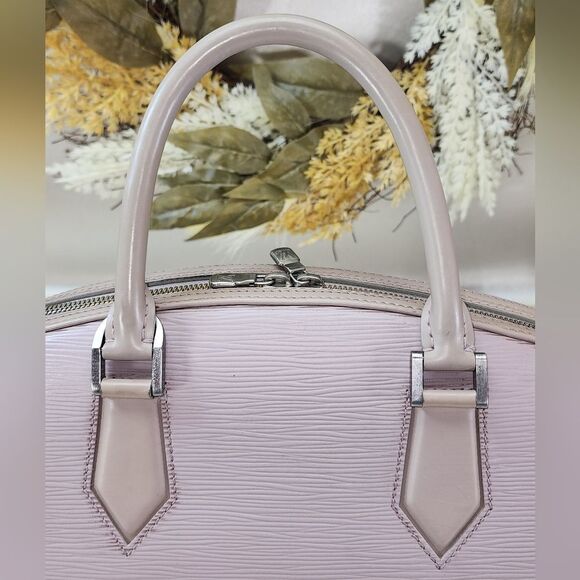 Louis Vuitton Epi Jasmin Lilac Mini BOSTON BAG W/ Dust Bag Unbranded Charm Twill - Picture 7 of 17